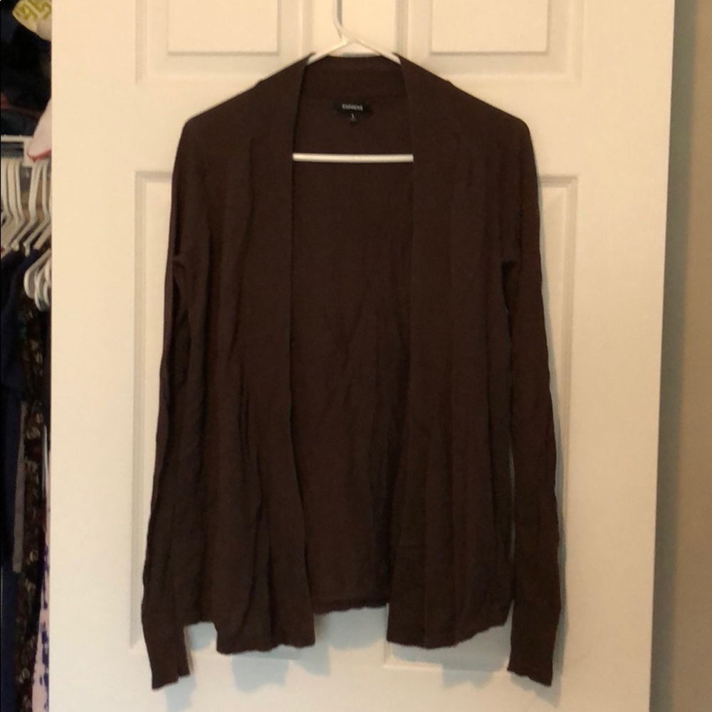 Express cardigan brown size S